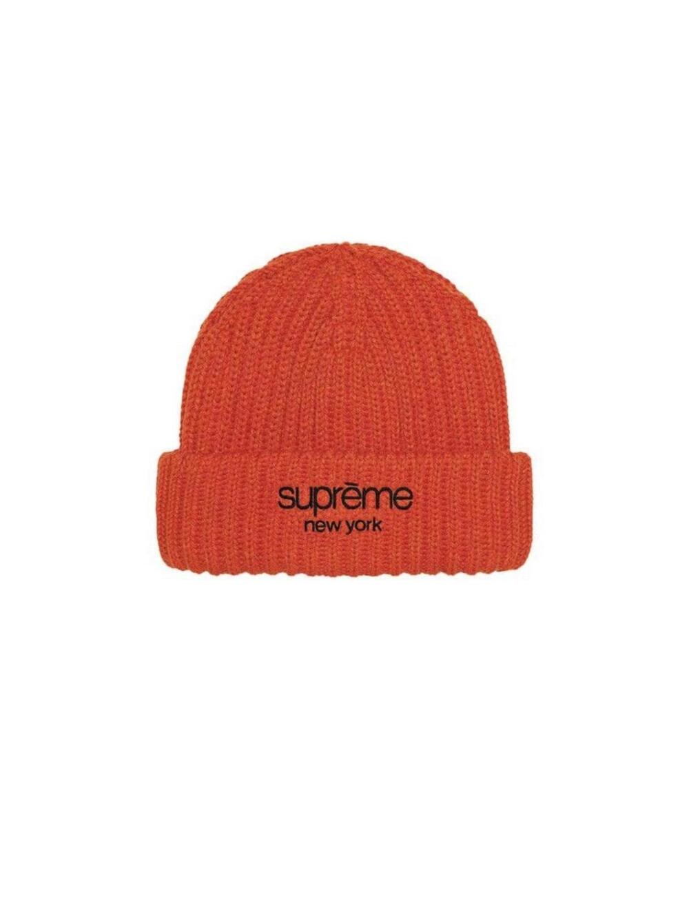 Supreme Ribbed Beanie Burnt Orange FW22 NWT